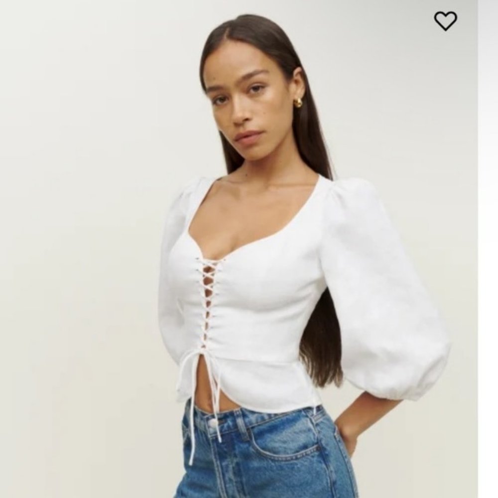 NWOT Reformation Barrett Top